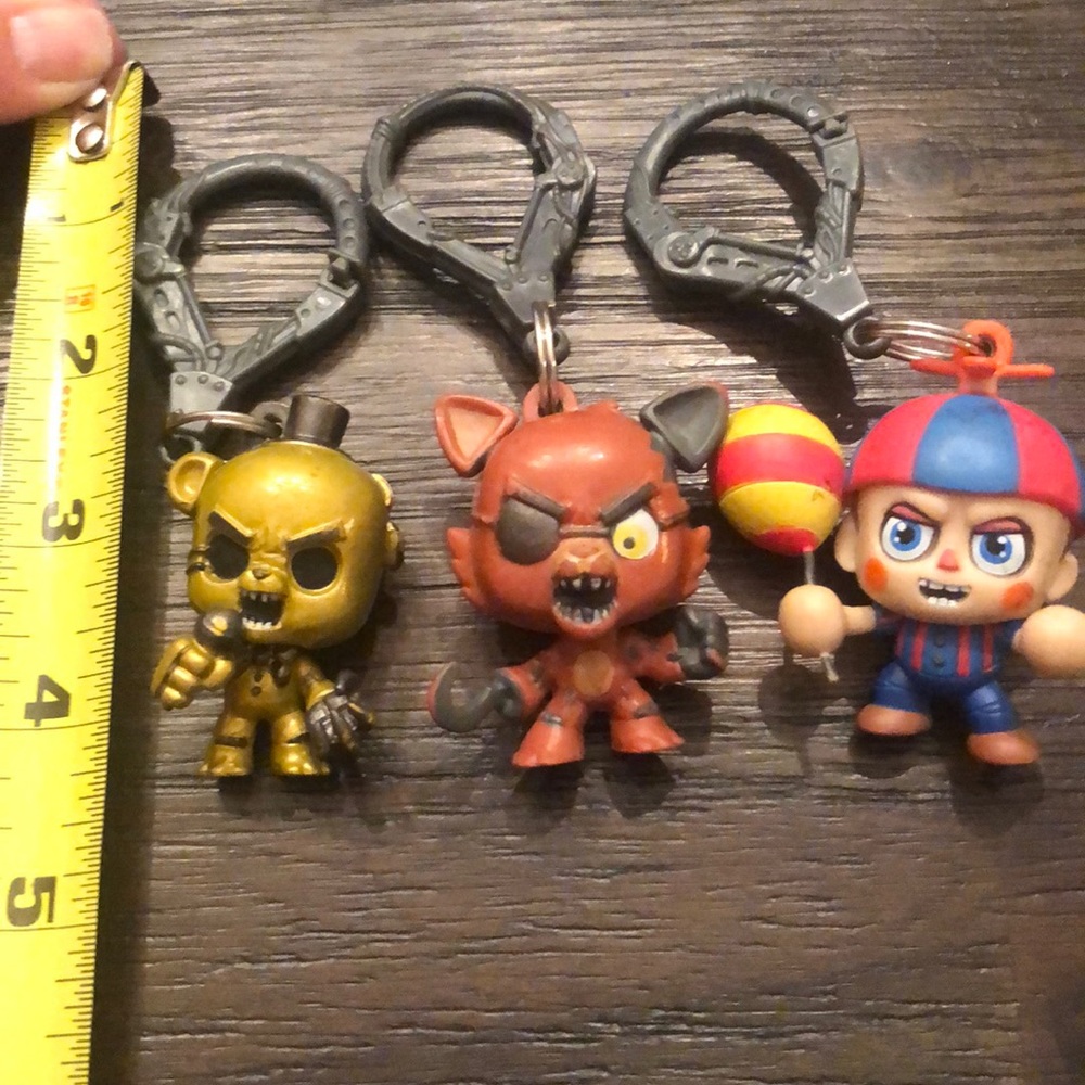 3 - Five Nights at Freddy’s key chains